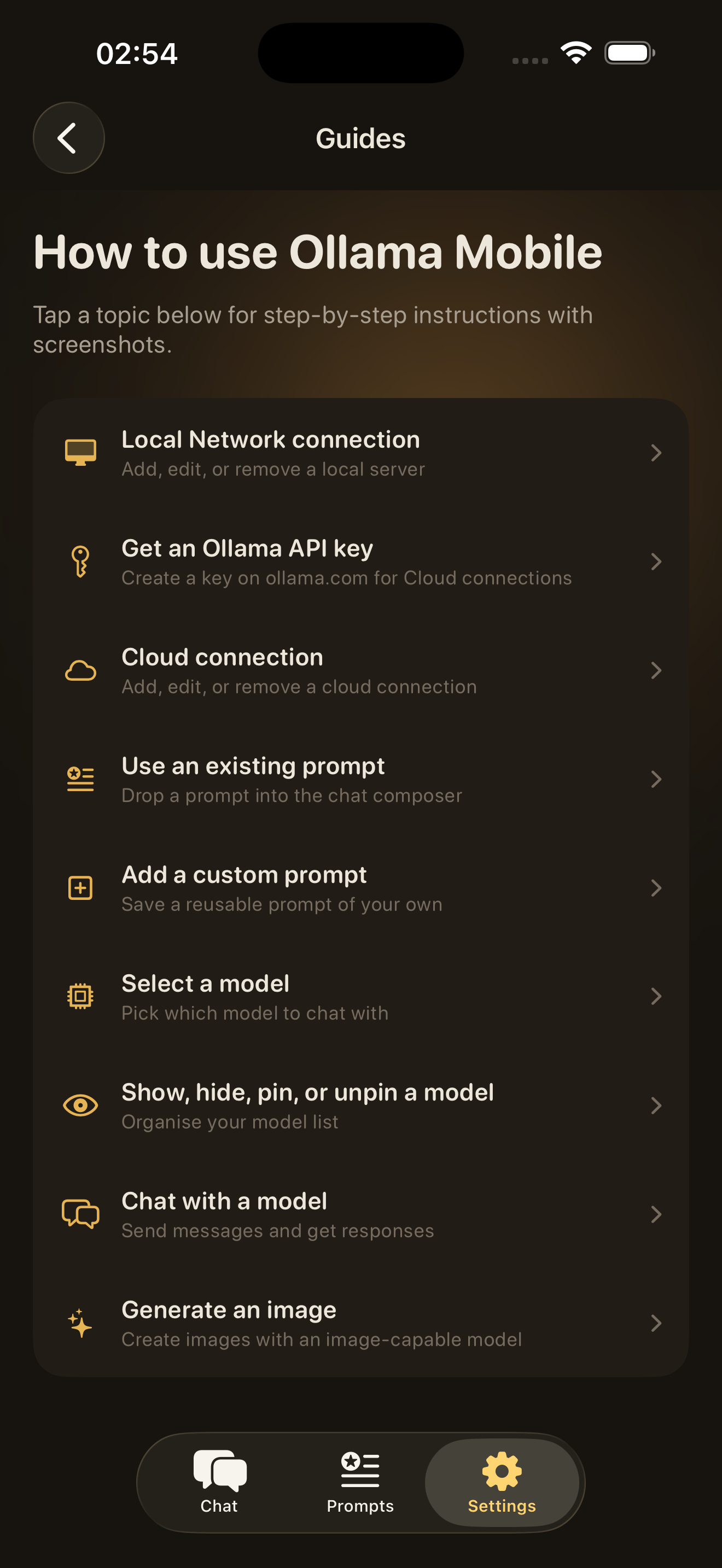 How to use dark theme